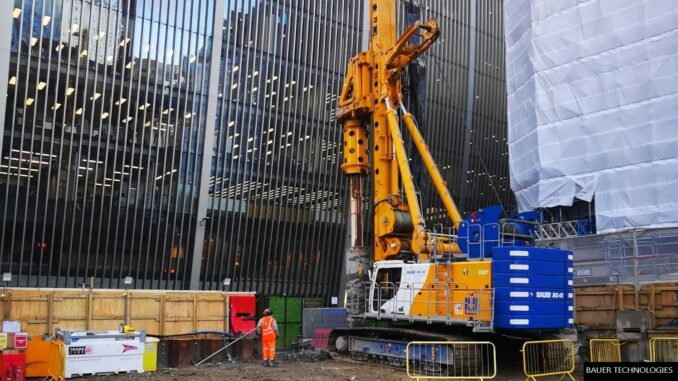 Bauer Technologies has commenced work on the Dovetail Building in London.