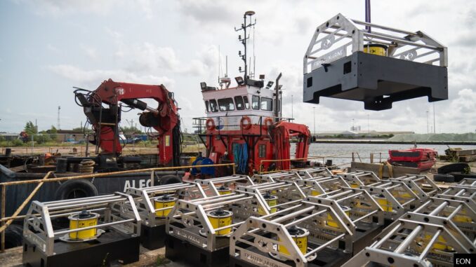 Sea trials have shown the system is highly effective at keeping targeted fish species away from Hinkley Point C’s water intake tunnels.