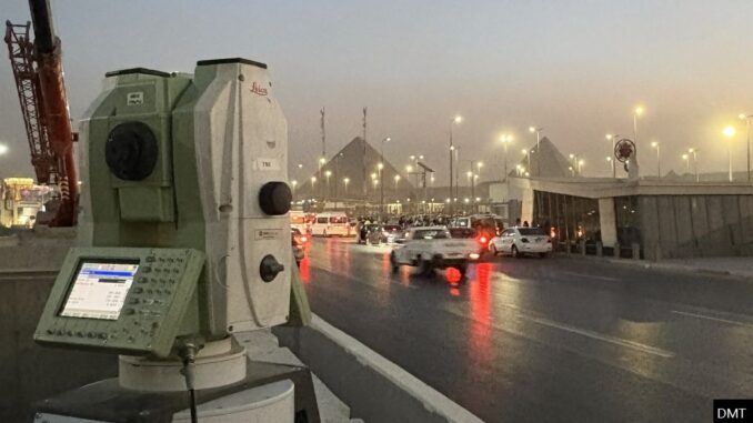 DMT used a Gyromat to ensure precise tunnel alignment for Cairo Metro.