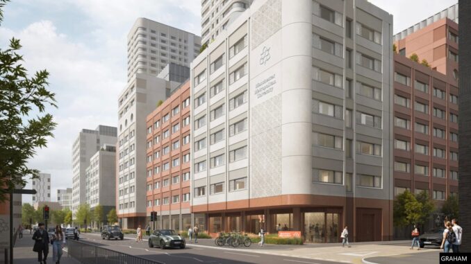 Cambridge Halls at Manchester Metropolitan University will accommodate up to 2,302 students by 2030.