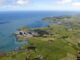 Aerial view of Wylfa nuclear power station site.
