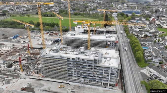 Sisk will use the DroneDeploy across flagship developments such as Dublin’s Glass Bottle project.