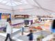 The extended terminal will have more space and almost double the number of shops and restaurants.