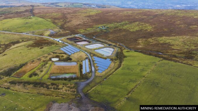 Ochre, recovered from mine water at the Deerplay mine water treatment scheme in Lancashire, has been used to stabilise contaminated soils at a former lead works site.