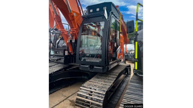 Drivers and operators of heavy plant can now be protected by Clearview transparent sacrificial panels.