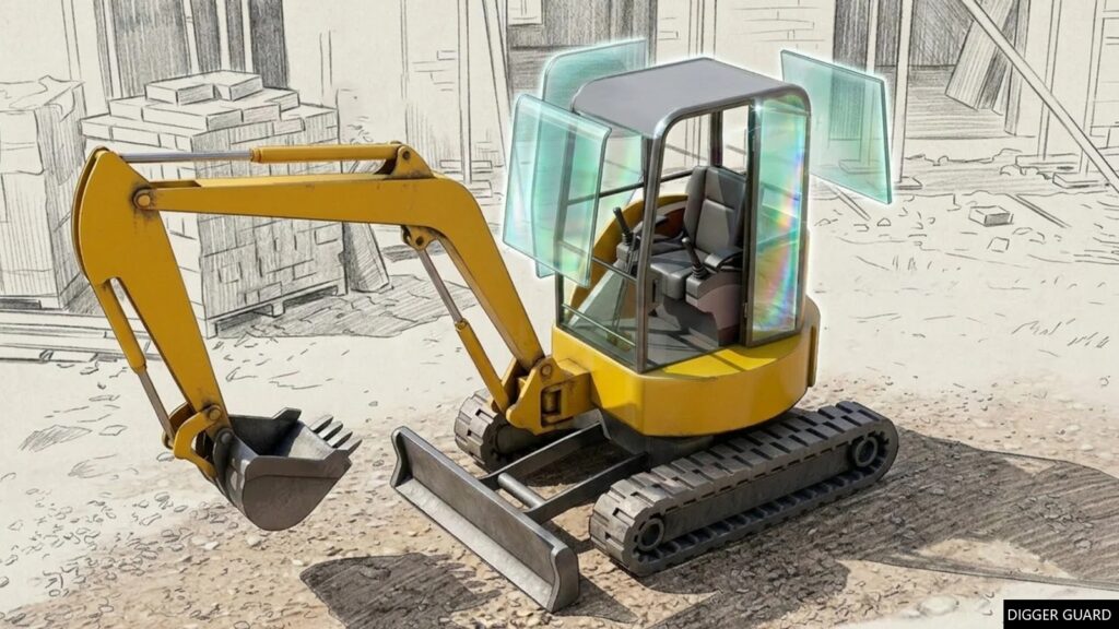 SkyShield panels protect operators of open-cab machinery.