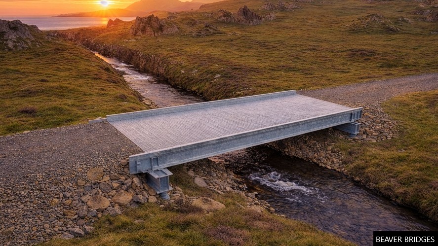 Beaver Culvert Bridges are available in lengths from 1.5 to 3 metres.