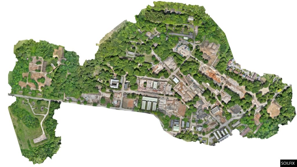 Orthomosaic of the Fort Halstead site - June 2026.