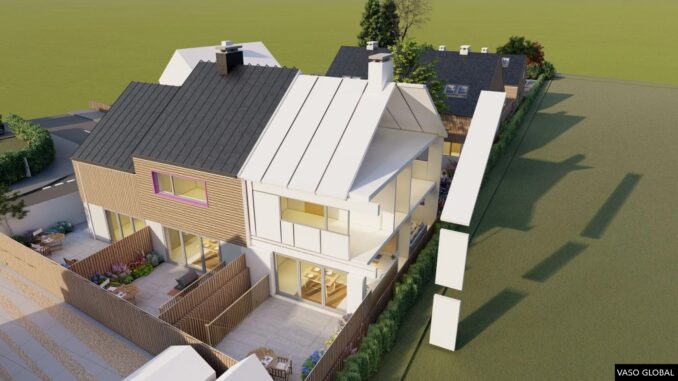 Vaso Global converts waste glass into high performance structural composite panels for housebuilding.