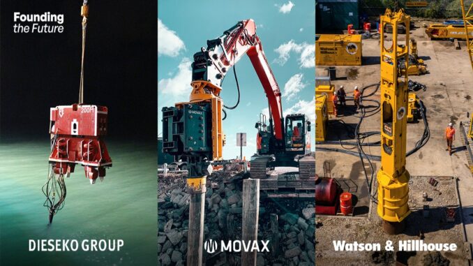 Founding the Future brings together three piling-equipment specialists under single ownership.