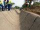 Irrigation canal mediation at Mooi River, South Africa.