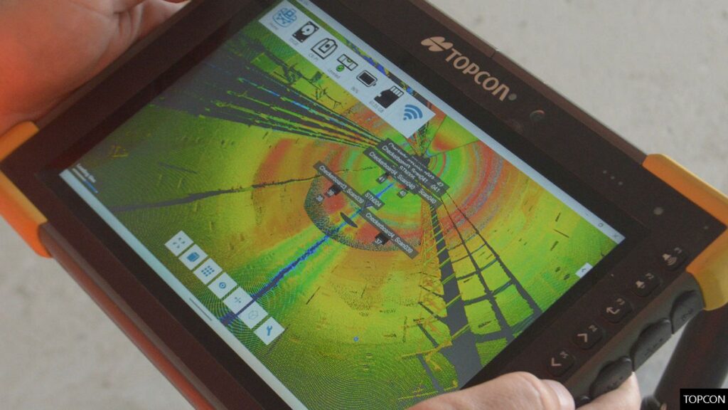 Topcon tablet.